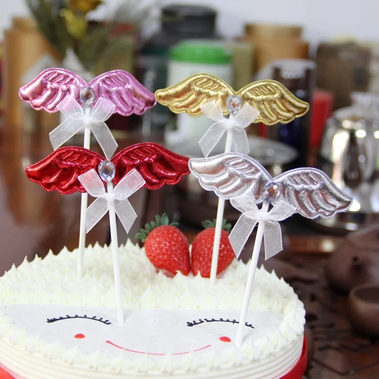 Wholesale Cake Topper Angel's Wings Happy Birthday Wedding Decoration Baby Shower Party Baking Diy Cakes Decorations Supplies
Wholesale Cake Topper Angel's Wings Happy Birthday Wedding Decoration Baby Shower Party Baking Diy Cakes Decorations Supplies