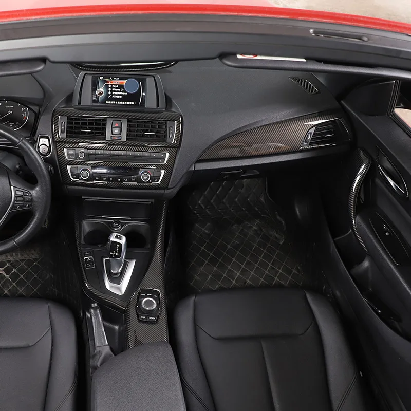 For BMW 1 2 Series F20 F21 F22 F23 2012-2018 ABS Carbon Fiber Car Center Control Interior Decoration Sticker Car Accessories
For BMW 1 2 Series F20 F21 F22 F23 2012-2018 ABS Carbon Fiber Car Center Control Interior Decoration Sticker Car Accessories