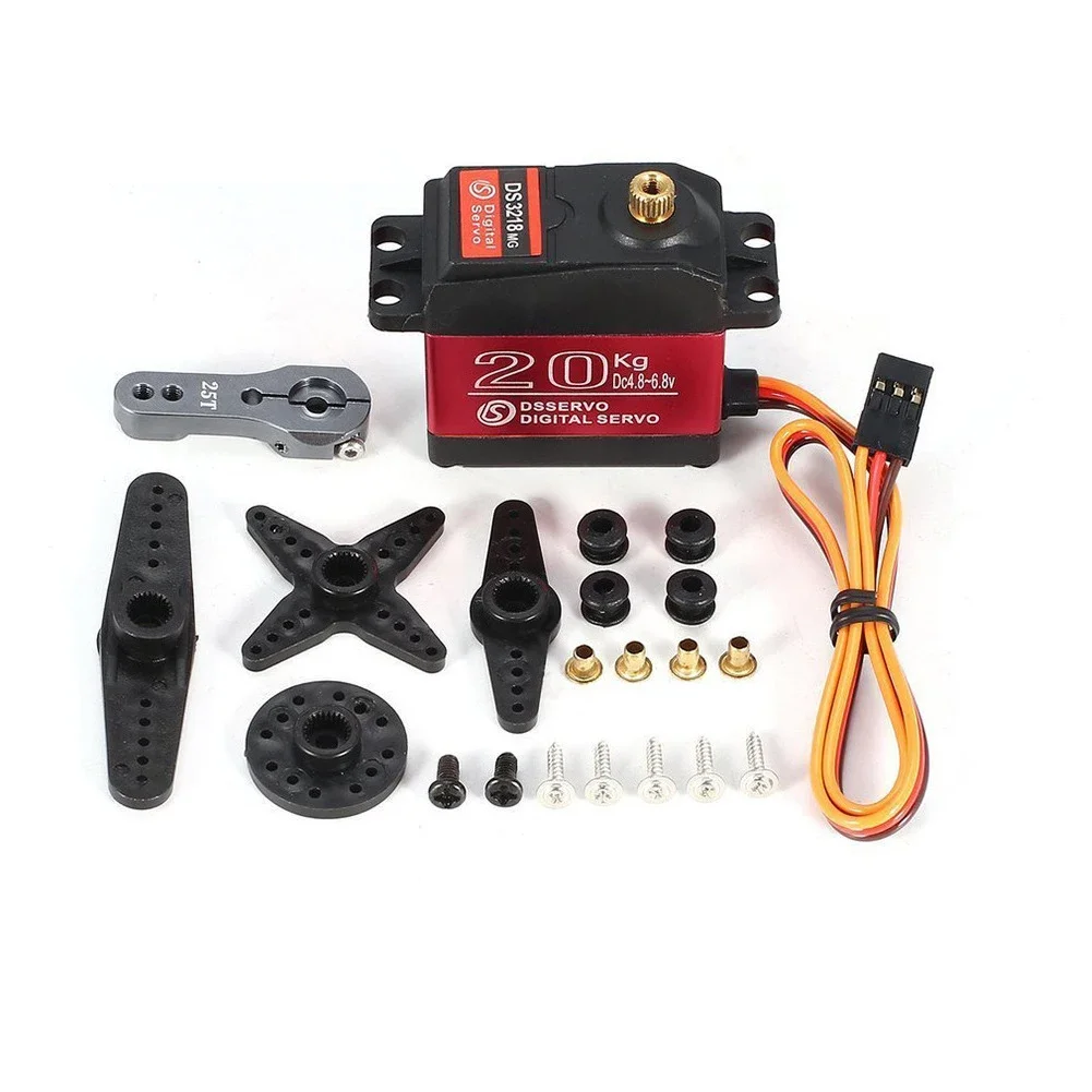 DS3218MG Waterproof Digital Servo Metal Gear Digital 20KG For Robot RC Climbing Car
DS3218MG Waterproof Digital Servo Metal Gear Digital 20KG For Robot RC Climbing Car