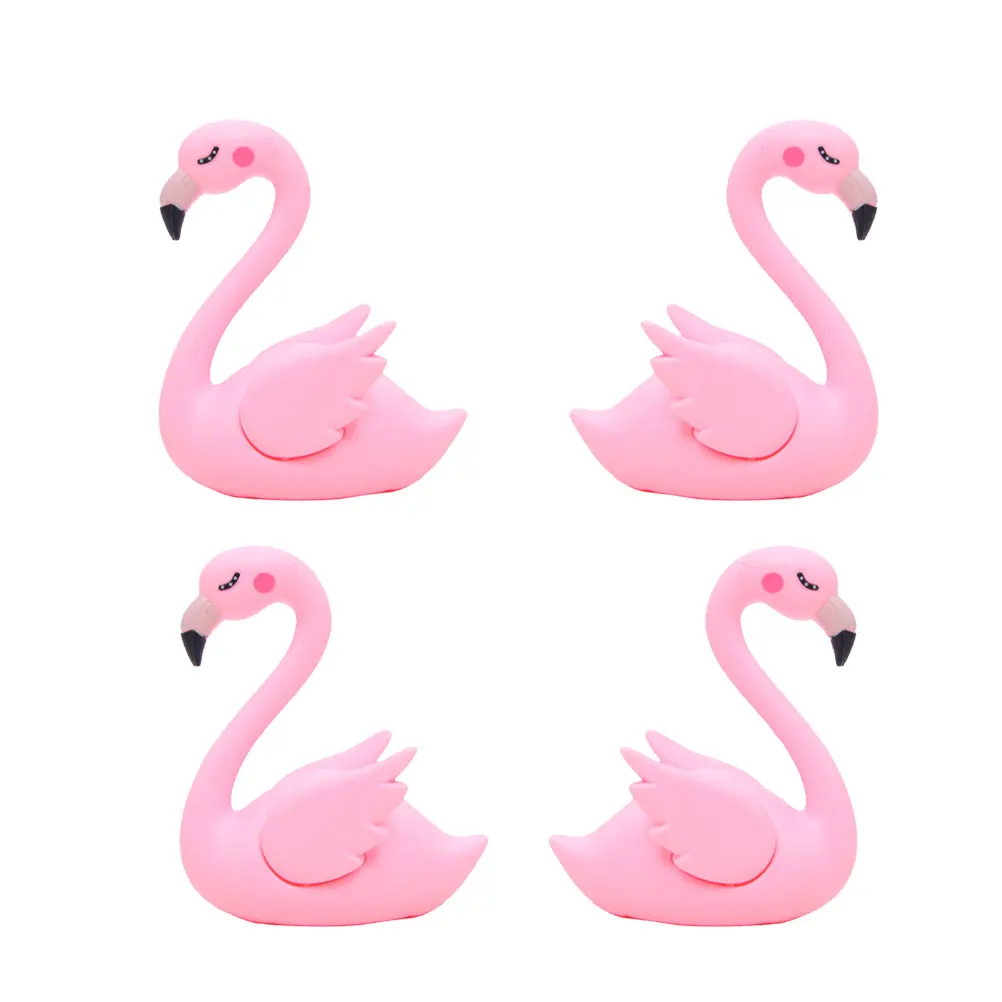 4pcs Plastic Flamingo Ornaments Cake Decorations Birthday Car Home Decorative Accessories Unique Flamingo Design
4pcs Plastic Flamingo Ornaments Cake Decorations Birthday Car Home Decorative Accessories Unique Flamingo Design