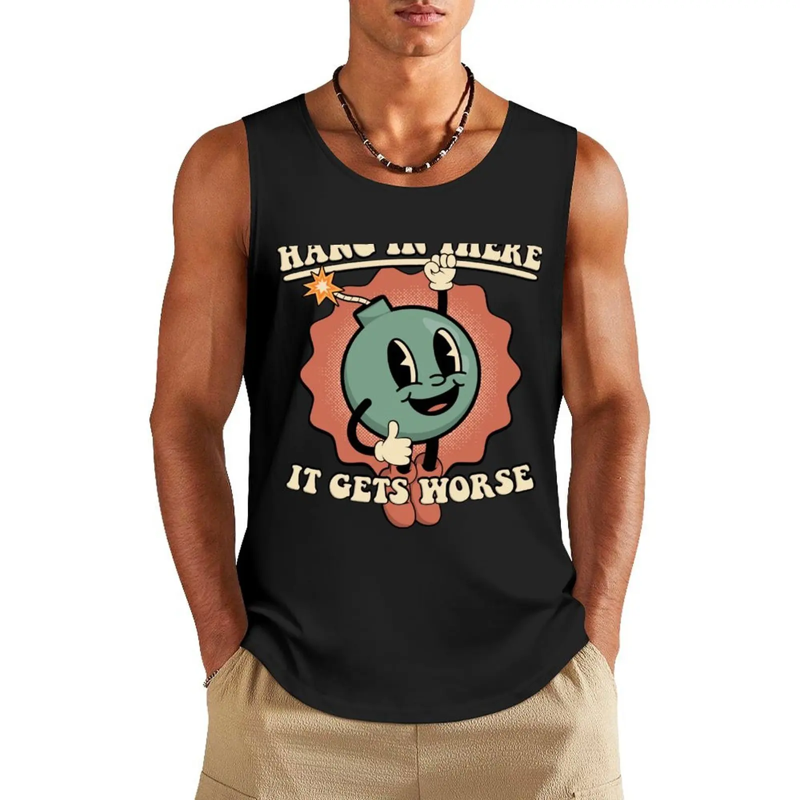 Hang In There It Gets Worse Tank Top Top summer sleeveless shirts sleeveless vests
Hang In There It Gets Worse Tank Top Top summer sleeveless shirts sleeveless vests