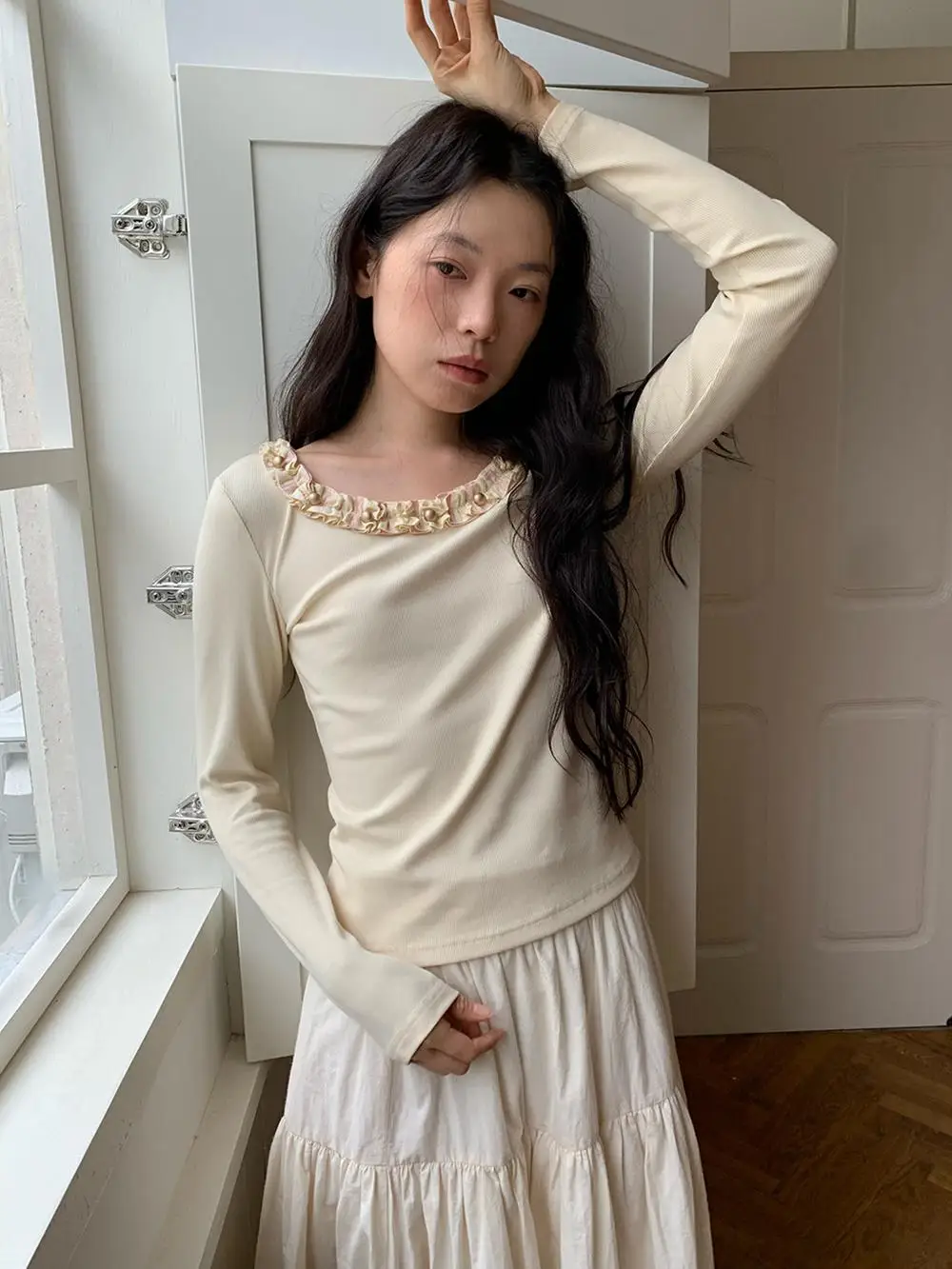 Женская премиальная футболка Dorydory из белого дерева, длинная, приталенная, с золотыми пуговицами, винтажный стиль...
Женская премиальная футболка Dorydory из белого дерева, длинная, приталенная, с золотыми пуговицами, винтажный стиль...