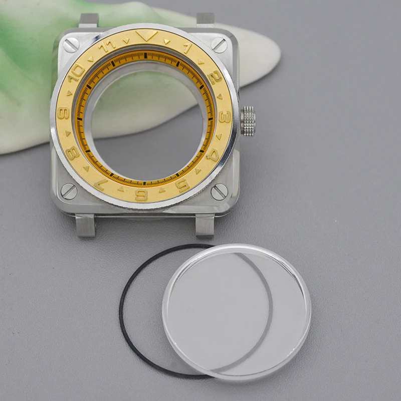 SKX007 Square Watch Case with Sapphire Crystal and Transparent Case Back Compatible with NH35, NH36, 7S26, and 4R Movements
SKX007 Square Watch Case with Sapphire Crystal and Transparent Case Back Compatible with NH35, NH36, 7S26, and 4R Movements