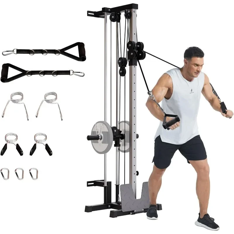Be suitable for Wall Mount Cable Machine, LAT Pulldown With 19 Positions Dual Pulley System, Cable Crossover With Adjustable Foo
Be suitable for Wall Mount Cable Machine, LAT Pulldown With 19 Positions Dual Pulley System, Cable Crossover With Adjustable Foo