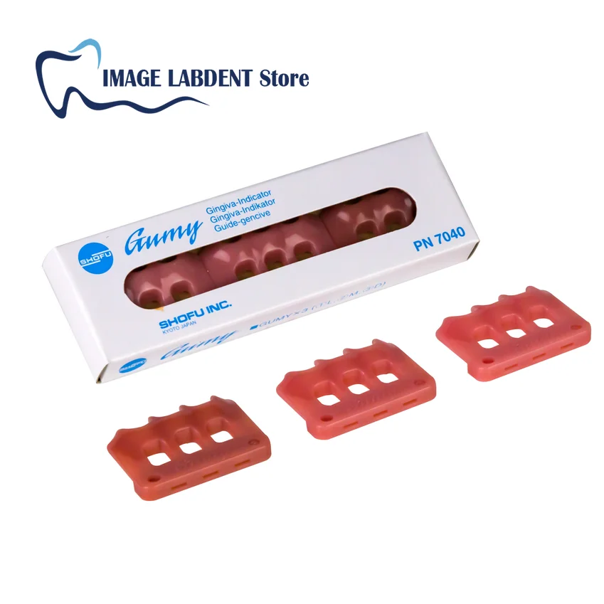 Винтажный гало Gumy трехцветный набор Shofu Gum цветной индикатор отслеживания цветов Gingiva
Винтажный гало Gumy трехцветный набор Shofu Gum цветной индикатор отслеживания цветов Gingiva