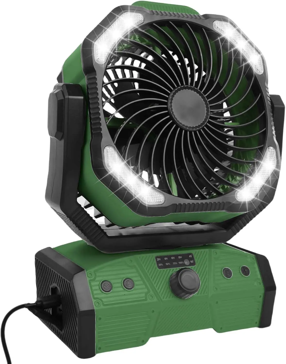 30000mAh Rechargeable Camping Fan with LED Light, 70H Runtime, Remote Control, Portable for Outdoor Travel
30000mAh Rechargeable Camping Fan with LED Light, 70H Runtime, Remote Control, Portable for Outdoor Travel