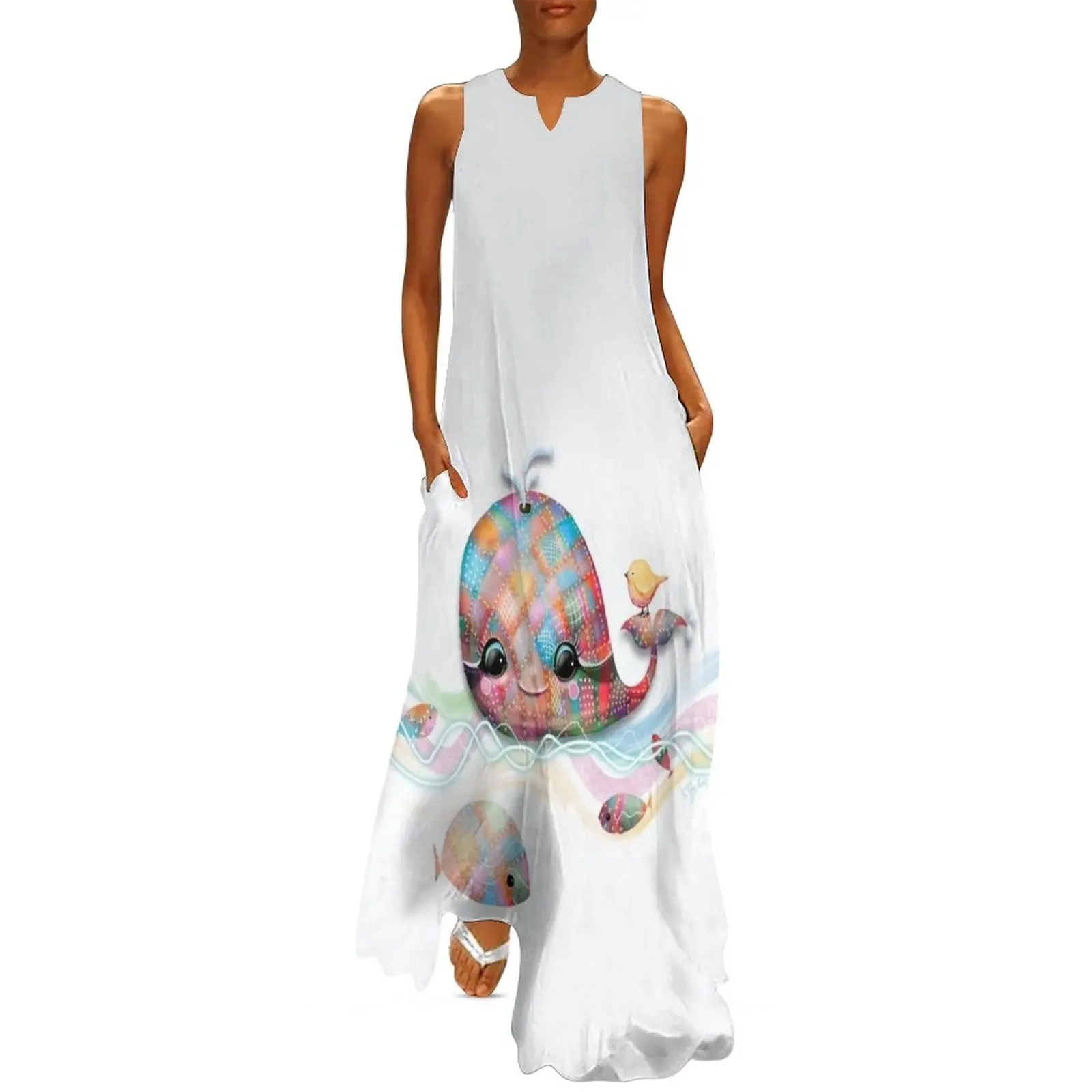 Patchwork Whale Long Dress summer dresses for women 2025 elegant dresses plus sizes Evening dresses Party
Patchwork Whale Long Dress summer dresses for women 2025 elegant dresses plus sizes Evening dresses Party