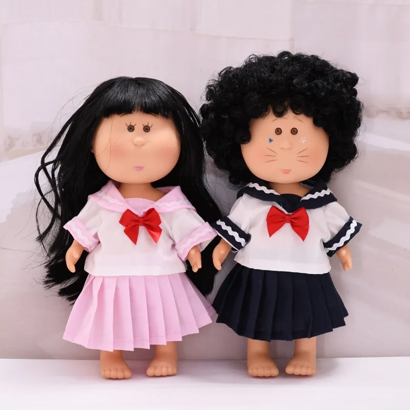 24cm Spanish Potato Mia Doll Clothes Cute School Uniform Sailor Suit Pleated Skirt Outfit Cosplay Costume Girls Gift
24cm Spanish Potato Mia Doll Clothes Cute School Uniform Sailor Suit Pleated Skirt Outfit Cosplay Costume Girls Gift