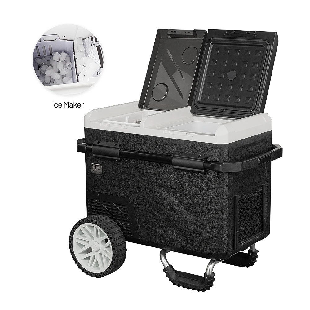 Alpicool 36L Ice Making Mini Freezer Automotive Refrigeration Camping Fridge Mobile 12v Coolers Wtih Big Wheels
Alpicool 36L Ice Making Mini Freezer Automotive Refrigeration Camping Fridge Mobile 12v Coolers Wtih Big Wheels