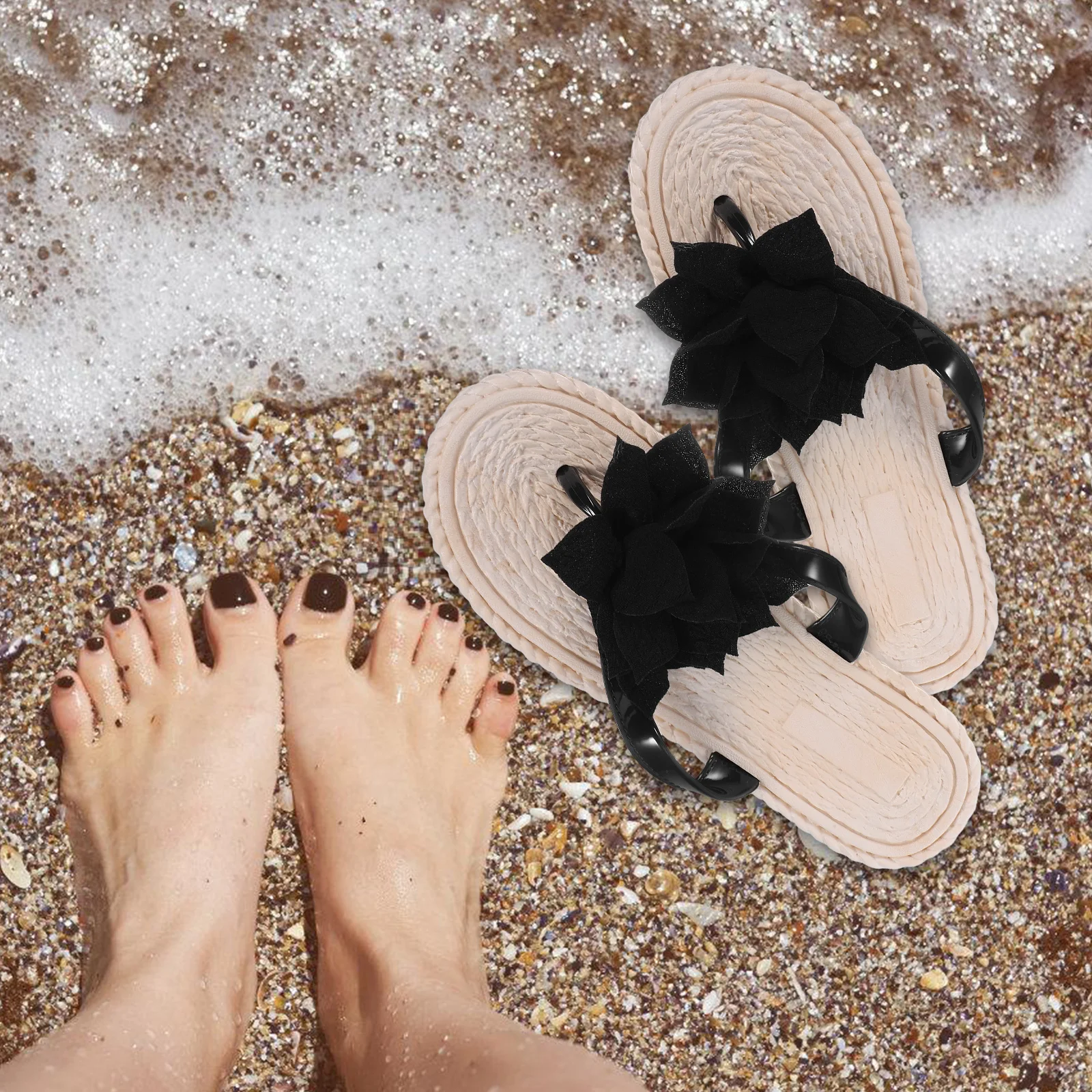 Women Comfortable PU Rubber Sole Navy Summer Slippers Stylish Ladies Sandals Beach Gifts Casual Occasions Flower
Women Comfortable PU Rubber Sole Navy Summer Slippers Stylish Ladies Sandals Beach Gifts Casual Occasions Flower