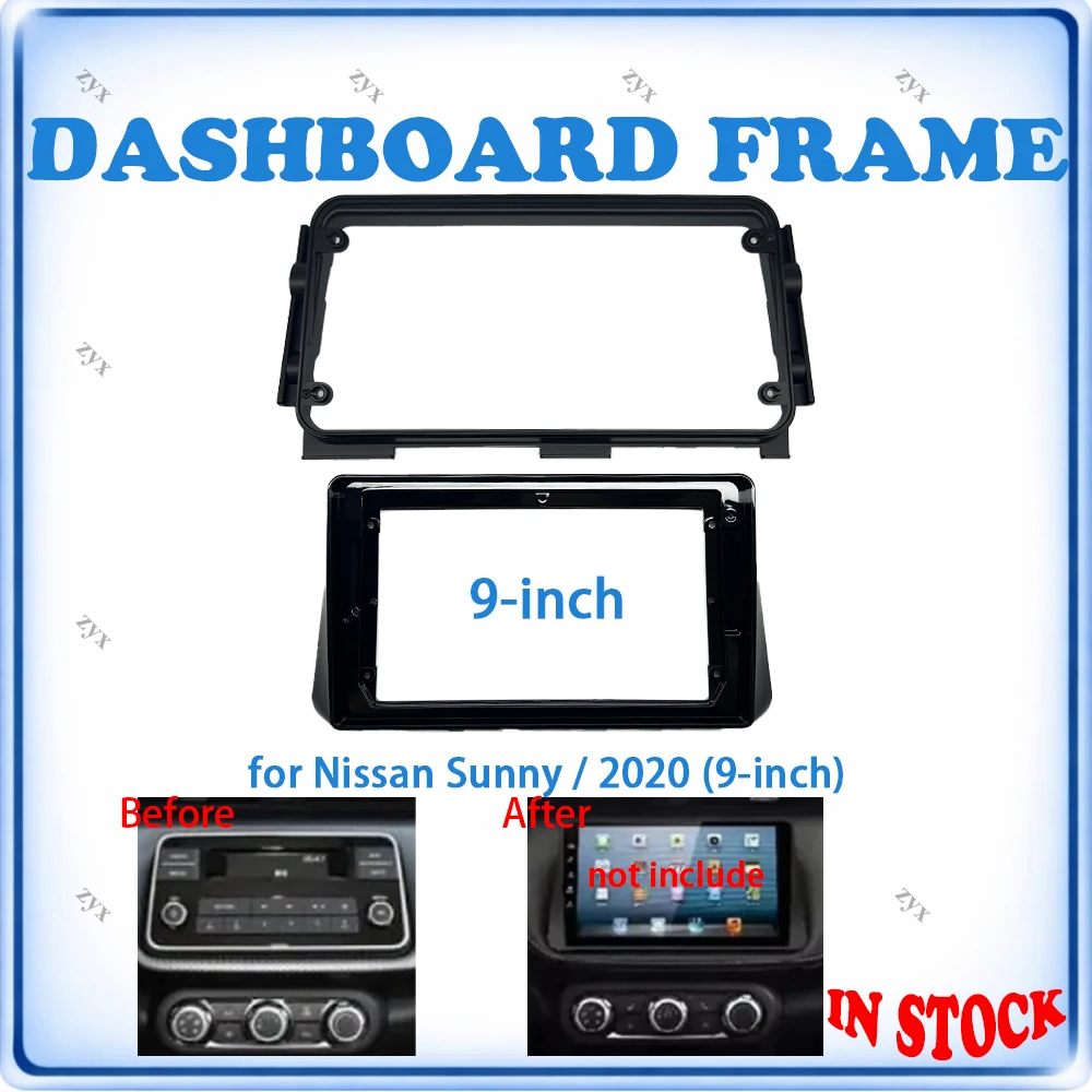 Car Radio Fascia Frame For Nissan Sunny Versa 2020 9 inch With Canbus Decoder & Wiring Harness Car Accessories Plug & Play
Car Radio Fascia Frame For Nissan Sunny Versa 2020 9 inch With Canbus Decoder & Wiring Harness Car Accessories Plug & Play