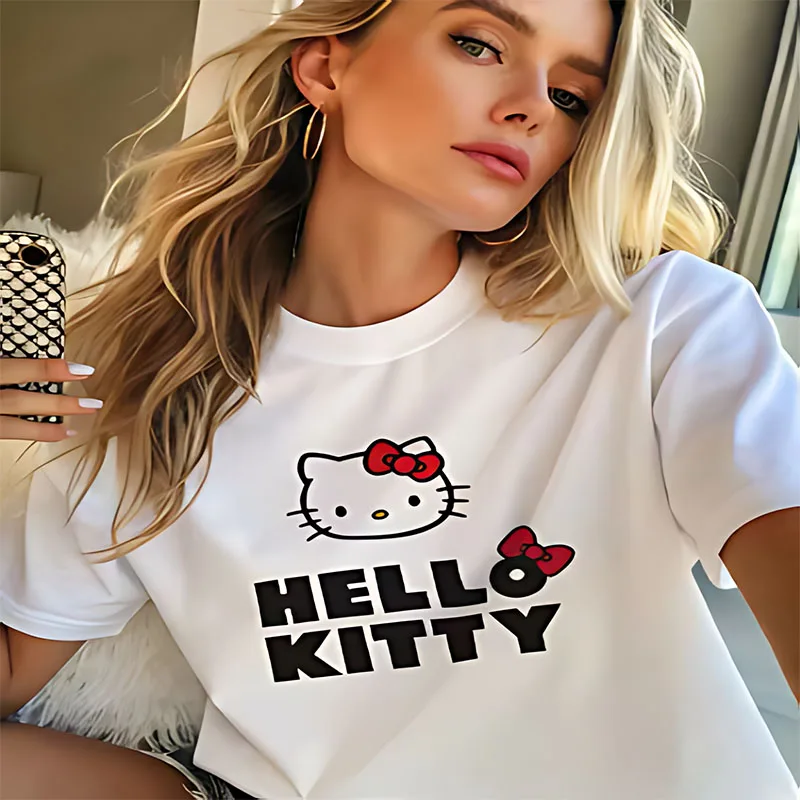 MINISO Disney Hello Kitty Short Sleeve Tshirt Women Sweet Design Cozy Material Fashionable Teen Girl Outfit Popular Instagram
MINISO Disney Hello Kitty Short Sleeve Tshirt Women Sweet Design Cozy Material Fashionable Teen Girl Outfit Popular Instagram
