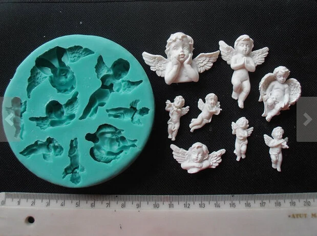 Silicone Mould ANGELS Sugarcraft Cake Decorating Fondant Mold Angel Baby Fondant Mold Silicone Rubber PRZY Eco-friendly
Silicone Mould ANGELS Sugarcraft Cake Decorating Fondant Mold Angel Baby Fondant Mold Silicone Rubber PRZY Eco-friendly