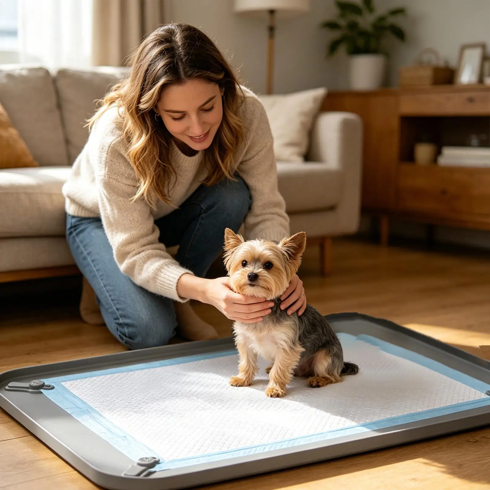Dog Pee Tray Spillproof Non-Slip Leak-Proof Silicone Indoor Puppy Pee Pad Holder For Home Dorm Apartment Bedroom Living Room
Dog Pee Tray Spillproof Non-Slip Leak-Proof Silicone Indoor Puppy Pee Pad Holder For Home Dorm Apartment Bedroom Living Room