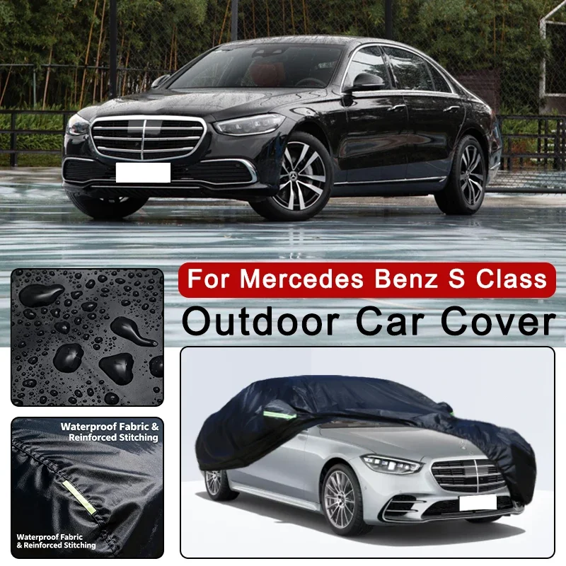 For Mercedes Benz S Class W221 W222 W223 Outdoor Waterproof Dustproof UV Resistant Car Cover Protector
For Mercedes Benz S Class W221 W222 W223 Outdoor Waterproof Dustproof UV Resistant Car Cover Protector