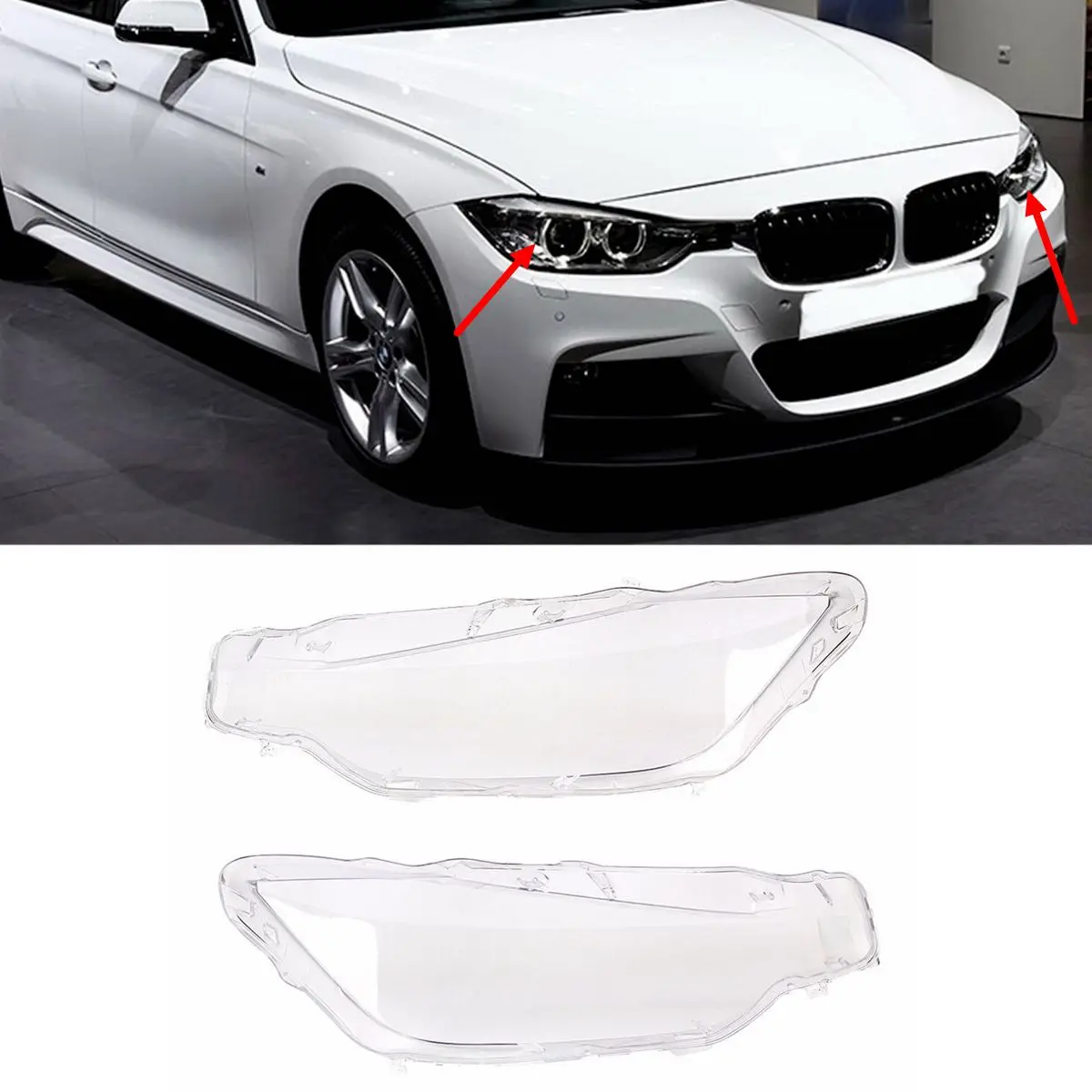 Front Headlight Lens Lampshade Head Lamp Cover Clear PC Plastic Replacement For BMW F30 F31 3 Series 320i 328i 335i 2013-2016
Front Headlight Lens Lampshade Head Lamp Cover Clear PC Plastic Replacement For BMW F30 F31 3 Series 320i 328i 335i 2013-2016