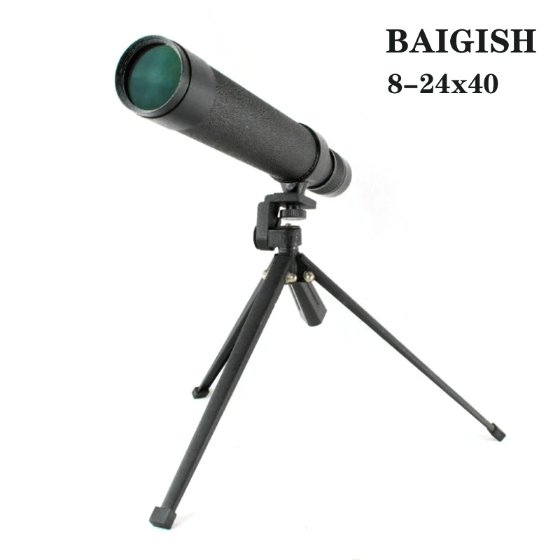 Baigish 8-24x40 Zoom Monocular Telescope for Adults High Powered HD Monoculars Foldable Large Objective for Bird Watching Hiking
Baigish 8-24x40 Zoom Monocular Telescope for Adults High Powered HD Monoculars Foldable Large Objective for Bird Watching Hiking