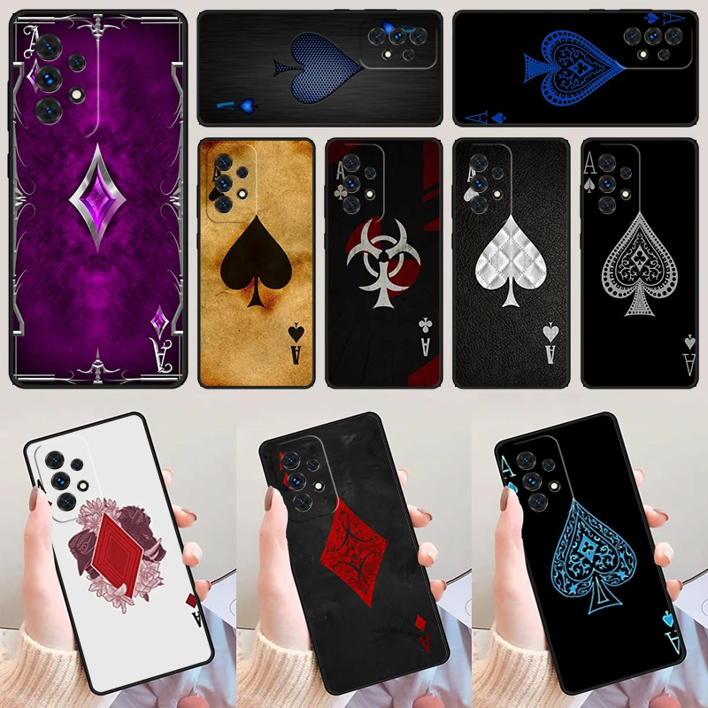 Poker Card Ace of spades For Samsung A52 A72 A73 A20e A21S A50 A70 A11 A12 A42 A31 A40 A51 A71 A32 A80 A91 Phone Case Cover
Poker Card Ace of spades For Samsung A52 A72 A73 A20e A21S A50 A70 A11 A12 A42 A31 A40 A51 A71 A32 A80 A91 Phone Case Cover