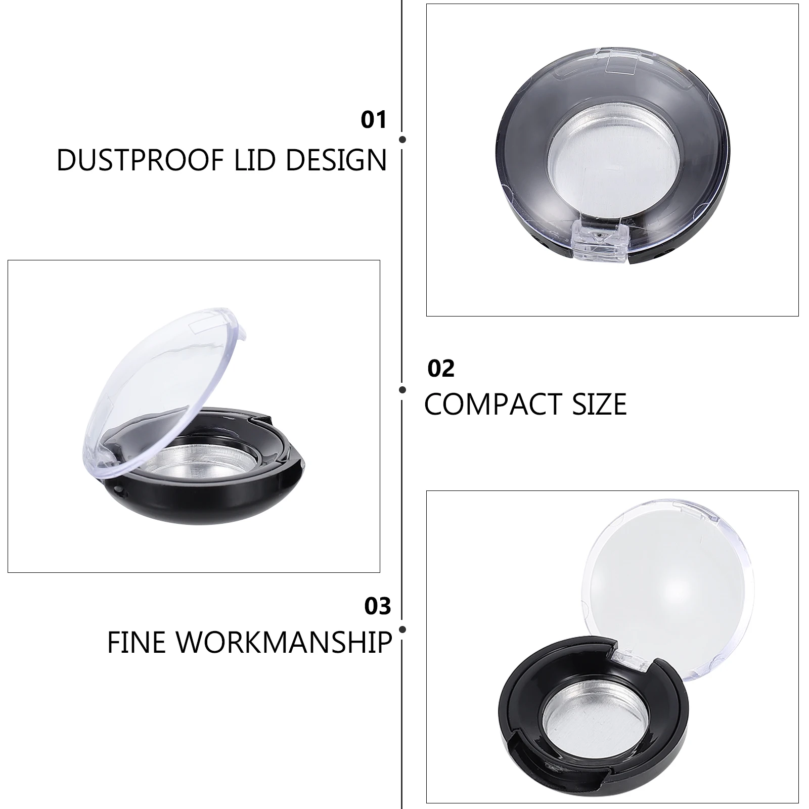 8pcs Eyeshadow Refill Box Dustproof Portable Storage Case for Makeup Palette Travel Small Container Compact organizers
8pcs Eyeshadow Refill Box Dustproof Portable Storage Case for Makeup Palette Travel Small Container Compact organizers