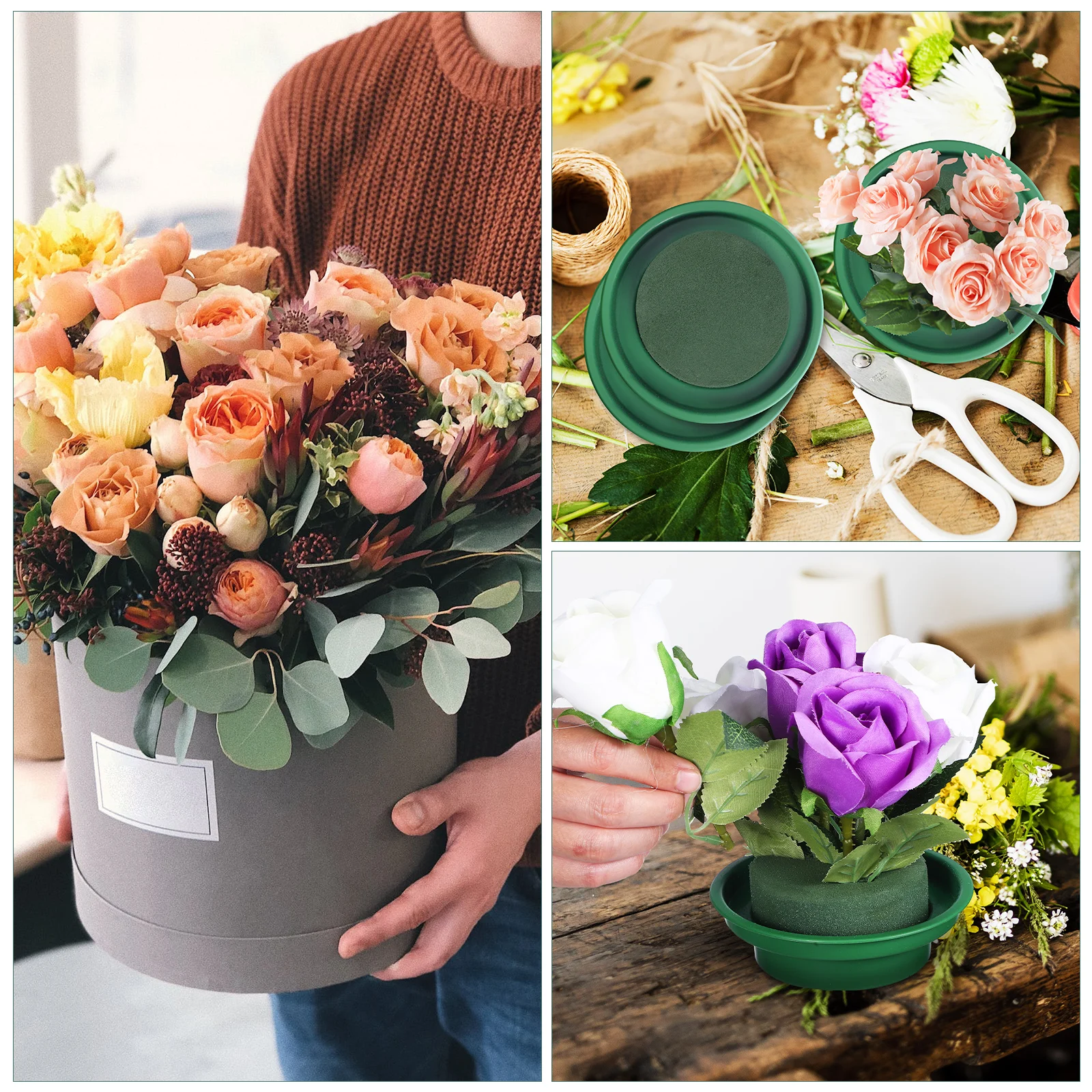 Floral Foam Round Cutting Paste Blocks Flower Arranging Accessories Arrangement Clay
Floral Foam Round Cutting Paste Blocks Flower Arranging Accessories Arrangement Clay