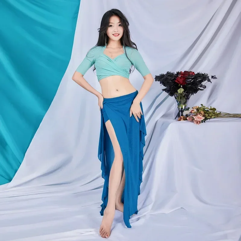 Belly Dance Practicing Clothes Drawstring Skirt Oriental Beginners' Dance Clothes Comfortable Simple Costumes Dance Outfit
Belly Dance Practicing Clothes Drawstring Skirt Oriental Beginners' Dance Clothes Comfortable Simple Costumes Dance Outfit