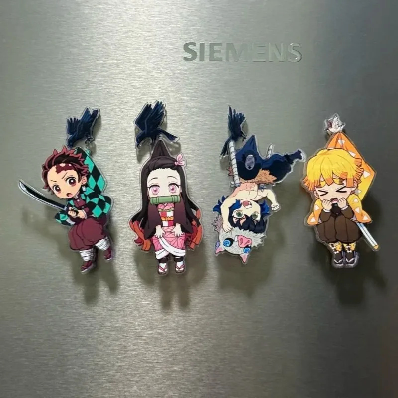 5Pcs Demon Slayers Rotating Fridge Magnet Tanjiro Nezuko Zenitsu Inosuke Anime Merch Home Decoration Ornament Collection Gift
5Pcs Demon Slayers Rotating Fridge Magnet Tanjiro Nezuko Zenitsu Inosuke Anime Merch Home Decoration Ornament Collection Gift