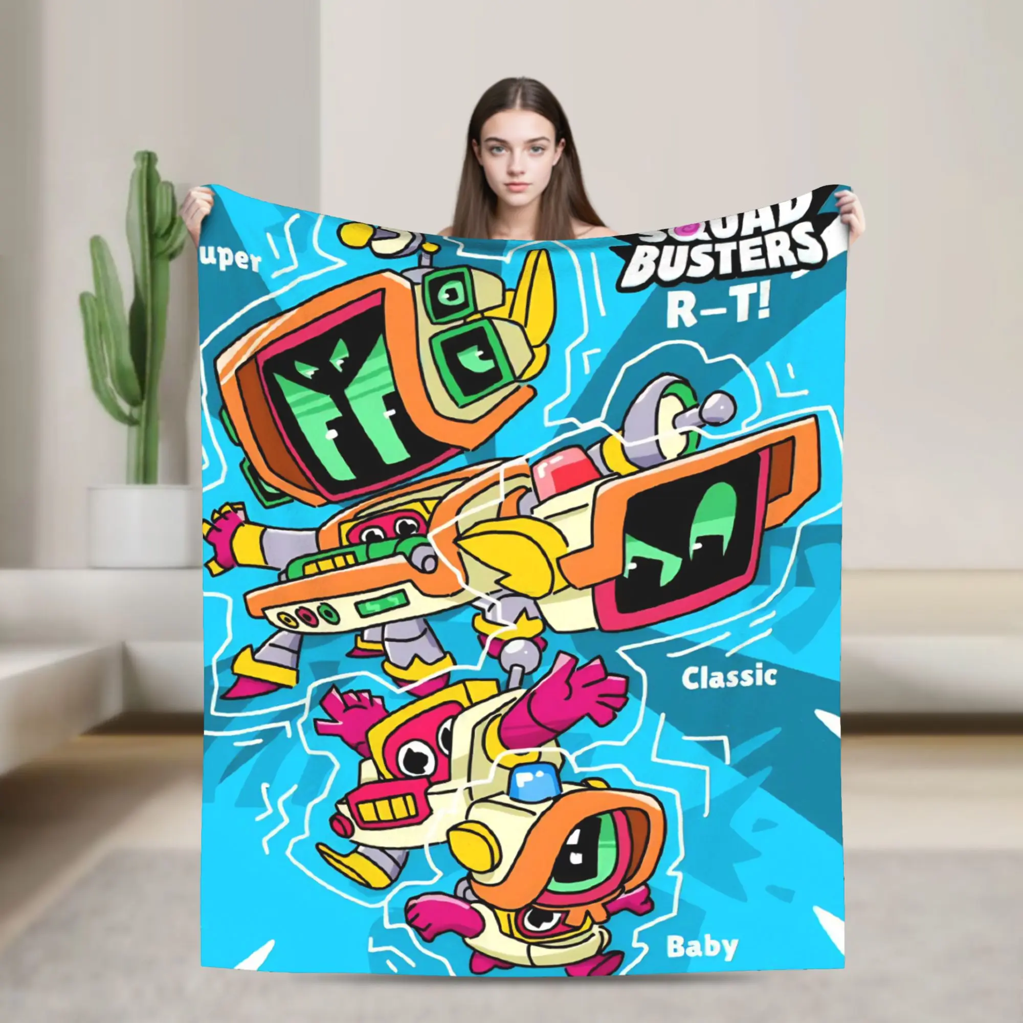 Soft Warm Blanket Travel Office Squad Busters Game Throw Blanket Flannel Bedspread For Bedroom Pattern Sofa Bed Cover
Soft Warm Blanket Travel Office Squad Busters Game Throw Blanket Flannel Bedspread For Bedroom Pattern Sofa Bed Cover