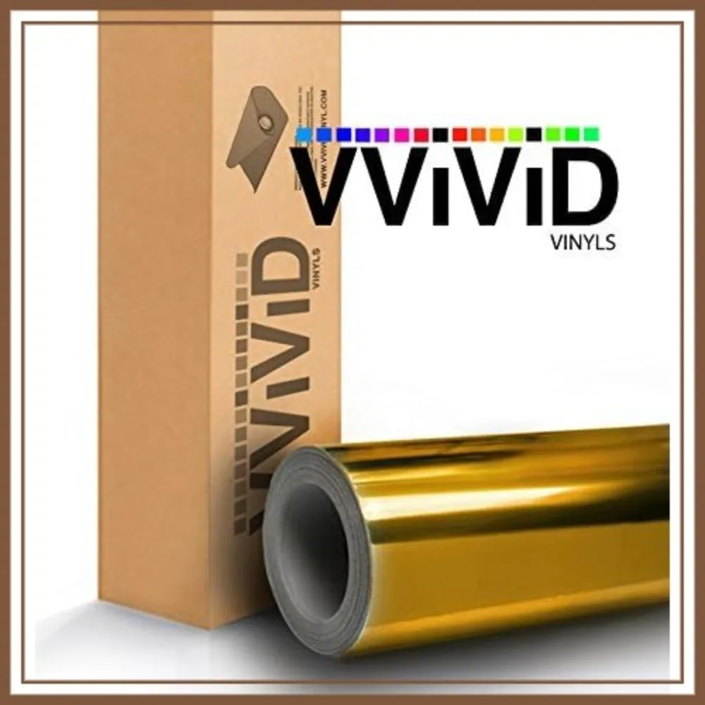 Gold Mirror Chrome Vinyl Car Wrap Self Adhesive Air Release Bubble-Free Film 20ft x 5ft
Gold Mirror Chrome Vinyl Car Wrap Self Adhesive Air Release Bubble-Free Film 20ft x 5ft