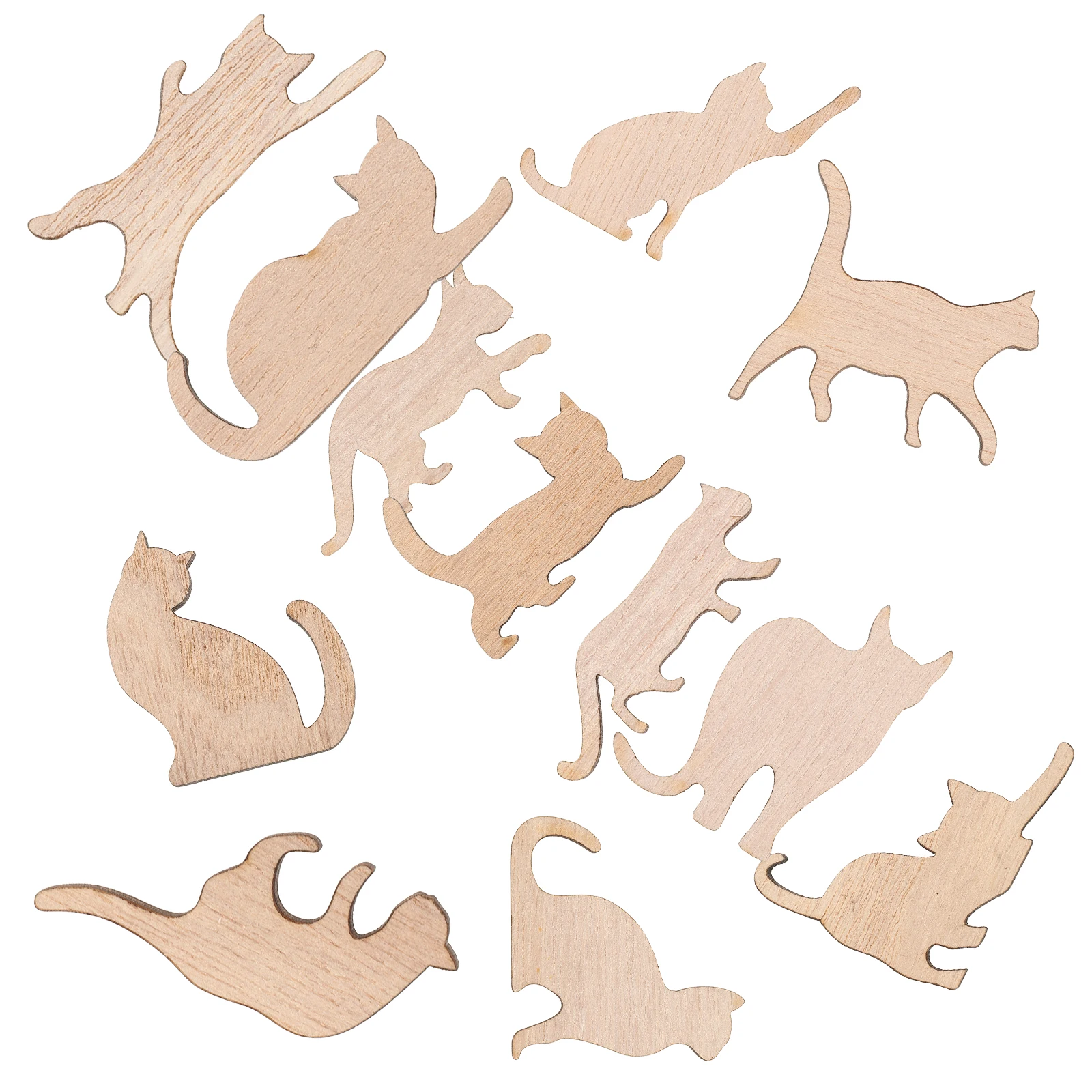 12 Pcs Cat Ornaments Unfinished Wooden Cutouts Graffiti Slices Pendant Tags Blank Wood Craft Supplies Diy Decor Accessories
12 Pcs Cat Ornaments Unfinished Wooden Cutouts Graffiti Slices Pendant Tags Blank Wood Craft Supplies Diy Decor Accessories