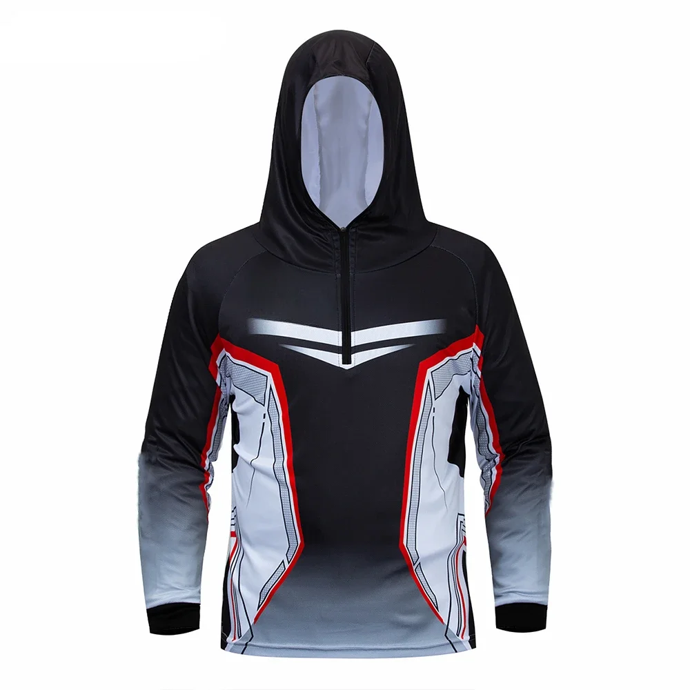 Summer Fishing Hooded Men Breathable Sun Protection Fishing Jersey Outdoor Anti-UV Quick Drying Sunscreen Fishing Shirts
Summer Fishing Hooded Men Breathable Sun Protection Fishing Jersey Outdoor Anti-UV Quick Drying Sunscreen Fishing Shirts