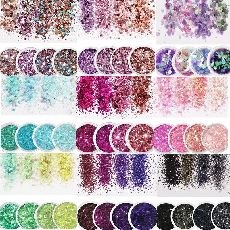 Holographic Effect Nail Glitter SET For UV Gel Polish 17Col Fine Glitter Sparkles Acrylic Nailart Glitter Manicure Dust 4/6 jar
Holographic Effect Nail Glitter SET For UV Gel Polish 17Col Fine Glitter Sparkles Acrylic Nailart Glitter Manicure Dust 4/6 jar