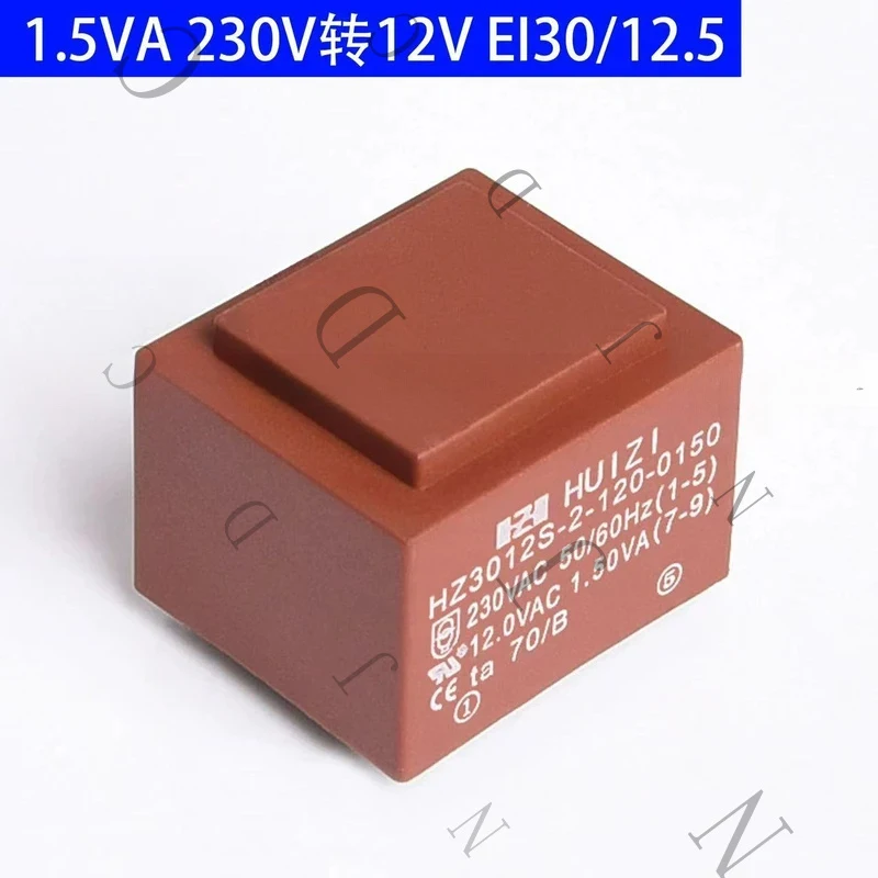 1.5VA 230V To 9V 12V EI30/12.5, 1.5VA 230V To 10V EI30/10.5, 380V To 12V EI30/12.5 Waterproof Epoxy Encapsulated
1.5VA 230V To 9V 12V EI30/12.5, 1.5VA 230V To 10V EI30/10.5, 380V To 12V EI30/12.5 Waterproof Epoxy Encapsulated
