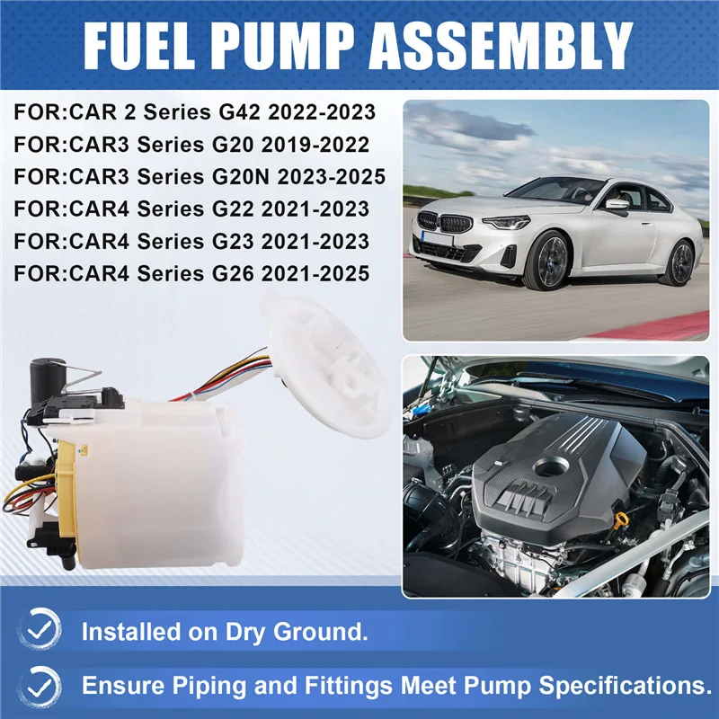 N26R-1Pc New Fuel Pump Assembly 16117473444 7473444 For BMW 3 Series G20 G21 2017-2019
N26R-1Pc New Fuel Pump Assembly 16117473444 7473444 For BMW 3 Series G20 G21 2017-2019
