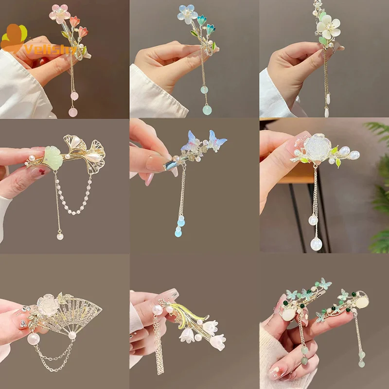 1PC Elegant Convallaria Imitation Pearl Hair Accessories, The Best Choice Of Metal For Women's Holiday Gifts, Women's Hair Acces
1PC Elegant Convallaria Imitation Pearl Hair Accessories, The Best Choice Of Metal For Women's Holiday Gifts, Women's Hair Acces