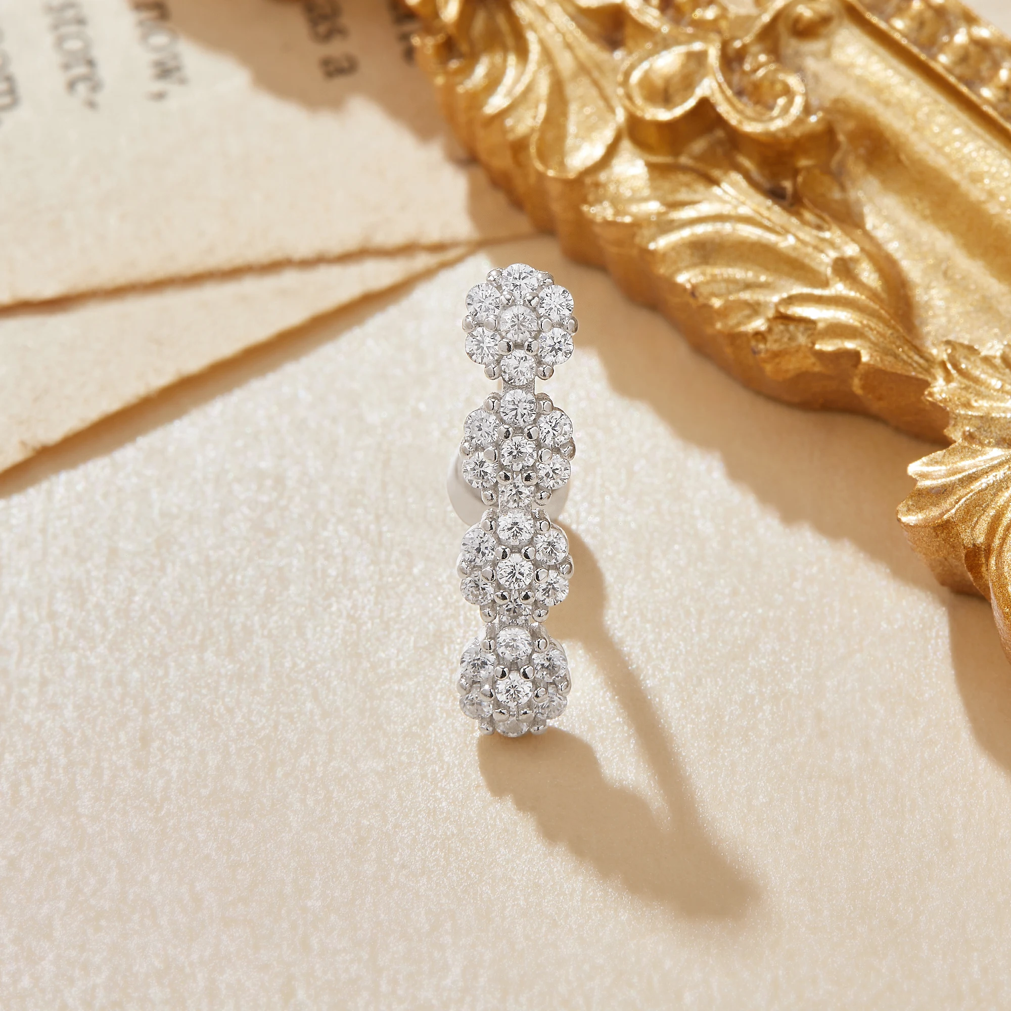 Dainty Flowers Solid 925 Sterling Silver Belly Button Ring,Belly Piercing Navel Bar Curved Barbell Navel Ring 6710035
Dainty Flowers Solid 925 Sterling Silver Belly Button Ring,Belly Piercing Navel Bar Curved Barbell Navel Ring 6710035