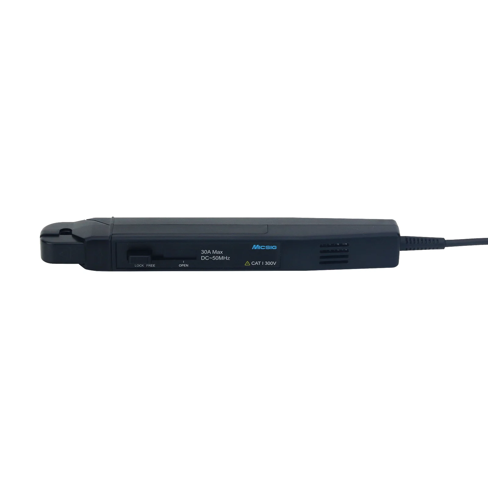 GOOD Micsig CP1003B 100MHz 5A/30A Dual Range High Frequency AC/DC Current Probe with BNC Connector for Oscilloscope
GOOD Micsig CP1003B 100MHz 5A/30A Dual Range High Frequency AC/DC Current Probe with BNC Connector for Oscilloscope