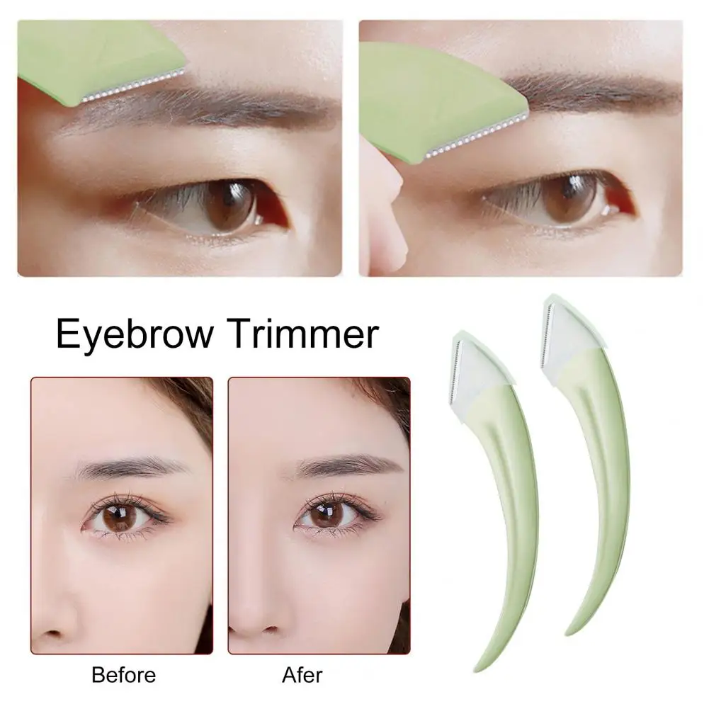 2Pcs Facial Brow Shaver Practical Manual Facial Eyebrow Razor Supplies Meniscus Shape Girlfriend Gift Eyebrow Trimmer
2Pcs Facial Brow Shaver Practical Manual Facial Eyebrow Razor Supplies Meniscus Shape Girlfriend Gift Eyebrow Trimmer