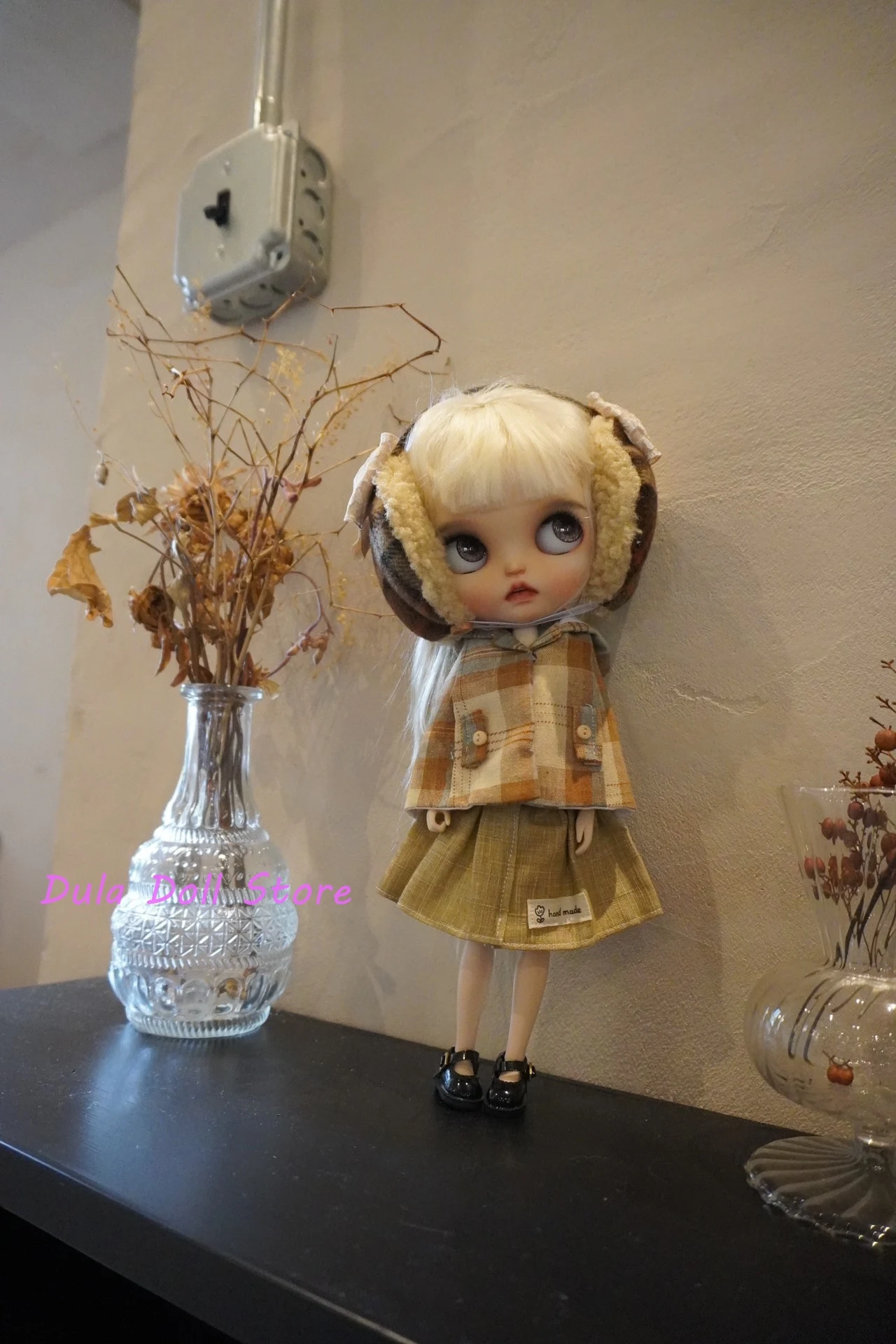 Dula Doll Clothes Dress Autumn brown plaid coat set Blythe Qbaby ob24 ob22 Azone Licca ICY JerryB 1/6 Bjd Doll Accessories
Dula Doll Clothes Dress Autumn brown plaid coat set Blythe Qbaby ob24 ob22 Azone Licca ICY JerryB 1/6 Bjd Doll Accessories