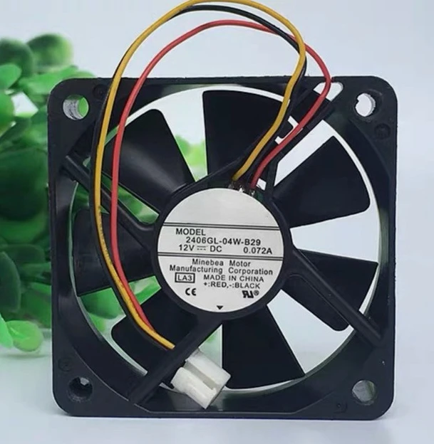 Brand New Original 6CM 2406GL-04W-B29 6015 12V 0.072A cooling fan 60*60*15MM Fast Delivey
Brand New Original 6CM 2406GL-04W-B29 6015 12V 0.072A cooling fan 60*60*15MM Fast Delivey
