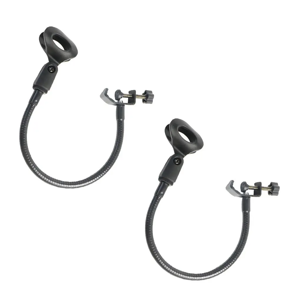 2Pcs Microphone Stand Black Universal C-Type Clips Flexible Holder for Podcasting Broadcasting Recording Studio Meetings
2Pcs Microphone Stand Black Universal C-Type Clips Flexible Holder for Podcasting Broadcasting Recording Studio Meetings