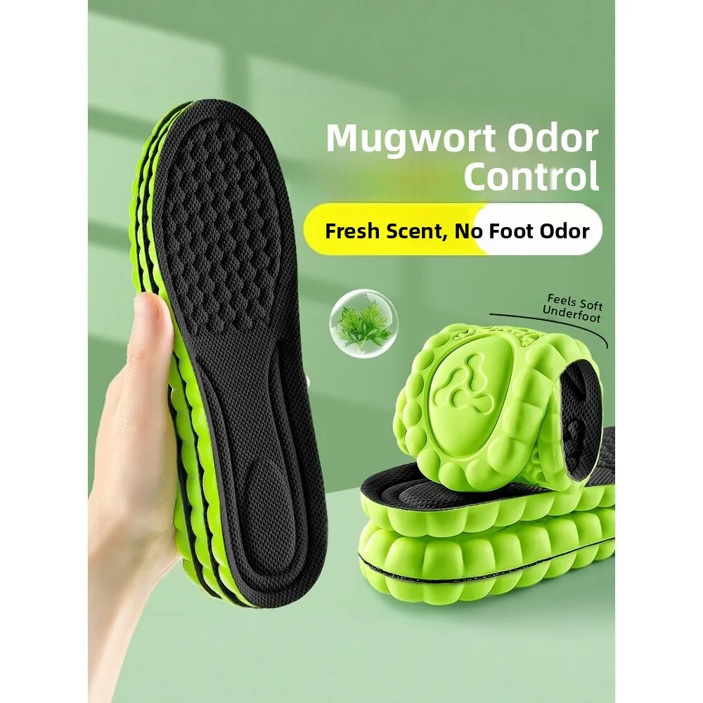Sports Shock Absorption Sweat Absorbing Men's Shoe Inserts Artemisia Anti-Odor Breathable Fragrant Labor Protection Shoes
Sports Shock Absorption Sweat Absorbing Men's Shoe Inserts Artemisia Anti-Odor Breathable Fragrant Labor Protection Shoes