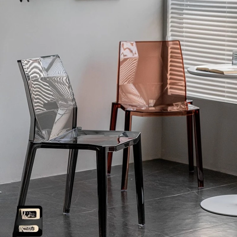 Acrylic light luxury dining chair, household small apartment transparent desk chair Internet celebrity restaurant back chair
Acrylic light luxury dining chair, household small apartment transparent desk chair Internet celebrity restaurant back chair