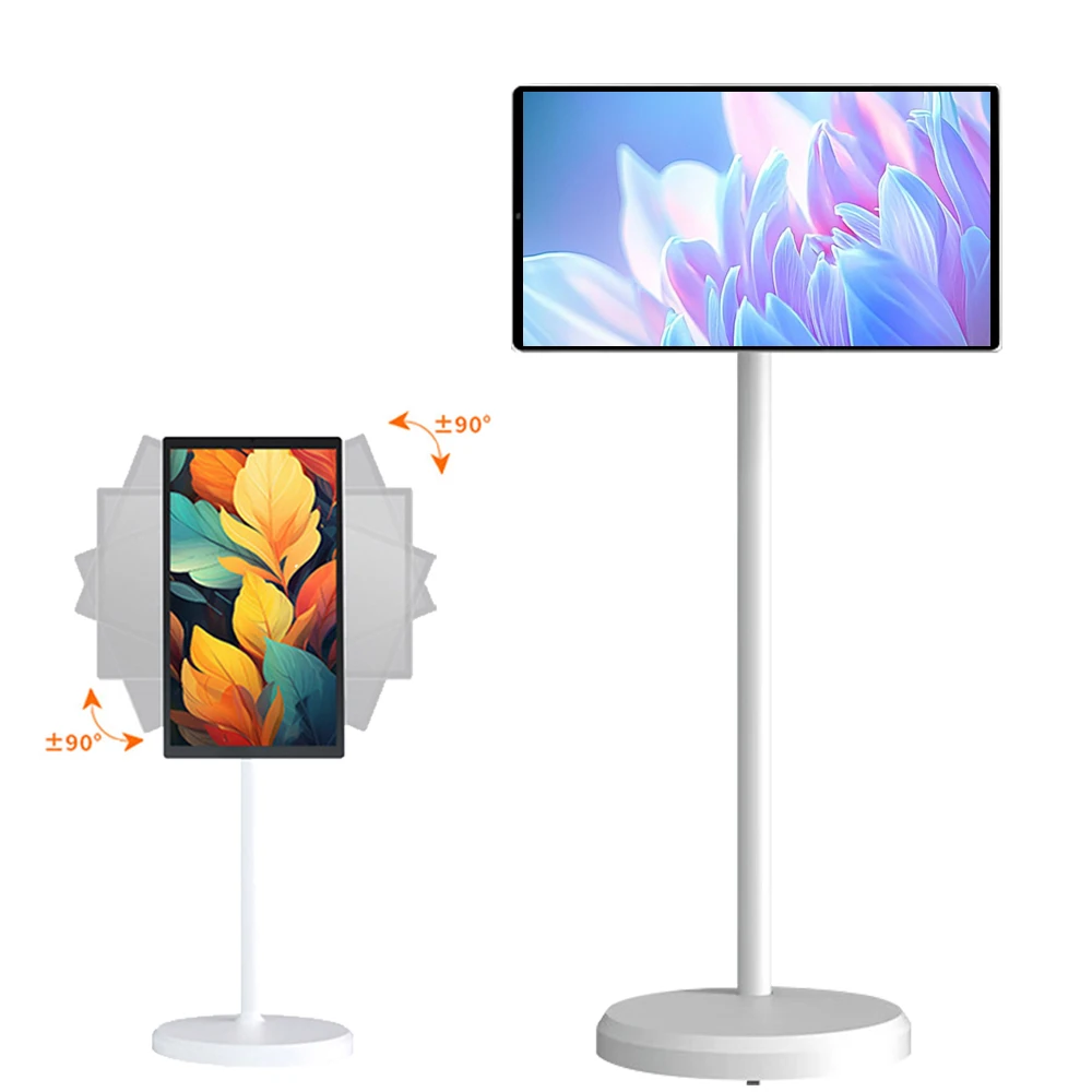 White 21.5 Inch 4GB+64GB Smart Display Battery Android Portable TV In-cell Touch Screen Gym Gaming Live Room Portable TV Pro
White 21.5 Inch 4GB+64GB Smart Display Battery Android Portable TV In-cell Touch Screen Gym Gaming Live Room Portable TV Pro