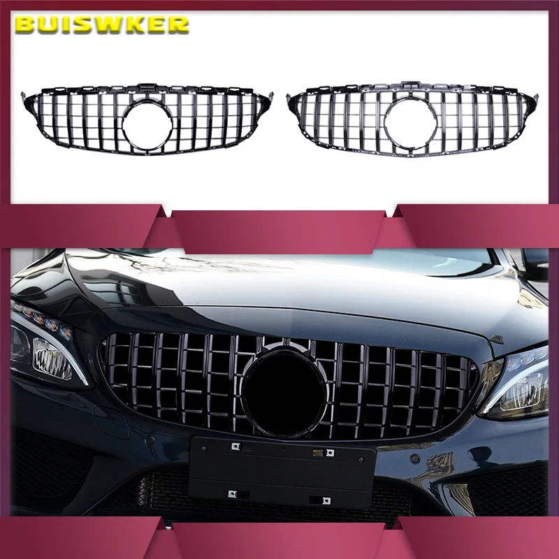 Front Bumper GT Grille Fit For Mercedez Bens C Class W205 2015-2018 Grille Car exterior parts Replacement
Front Bumper GT Grille Fit For Mercedez Bens C Class W205 2015-2018 Grille Car exterior parts Replacement