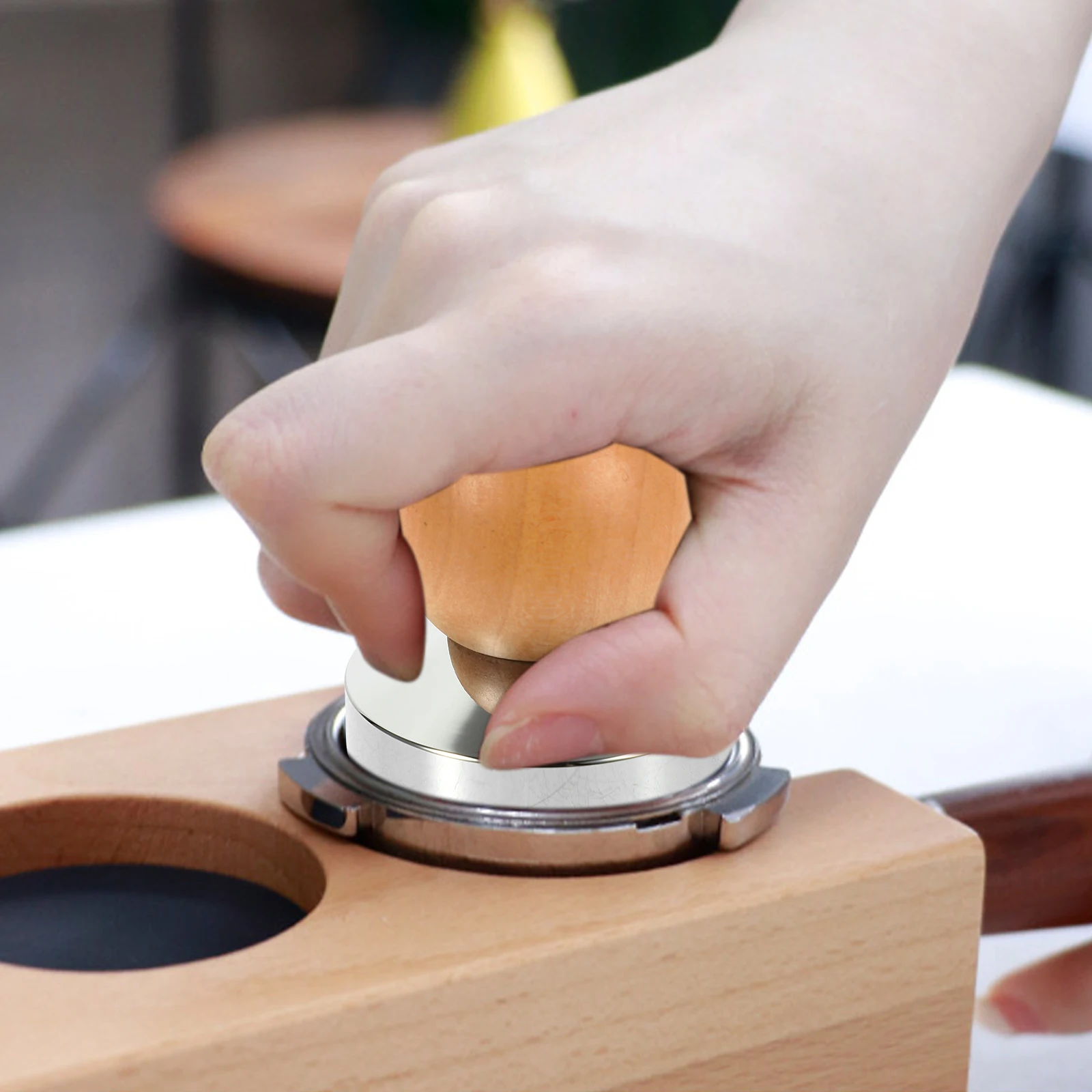 Coffee Tamper Stainless Steel Espresso H Tamper Powder Presser Machines Reusable Making Tool Practical Design Kitchen Appliances
Coffee Tamper Stainless Steel Espresso H Tamper Powder Presser Machines Reusable Making Tool Practical Design Kitchen Appliances