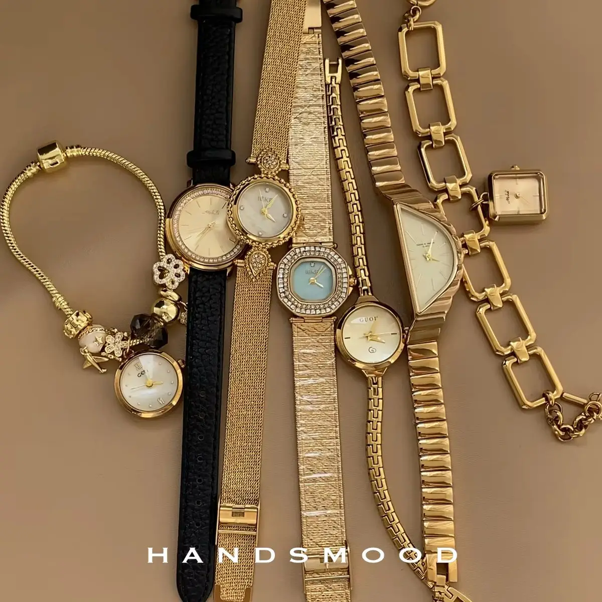 Luxurious, Exquisite, and Fashionable Gold Watch Design High-Quality, Refined Ladies' Watch Premium Quartz Timepiece Gift
Luxurious, Exquisite, and Fashionable Gold Watch Design High-Quality, Refined Ladies' Watch Premium Quartz Timepiece Gift