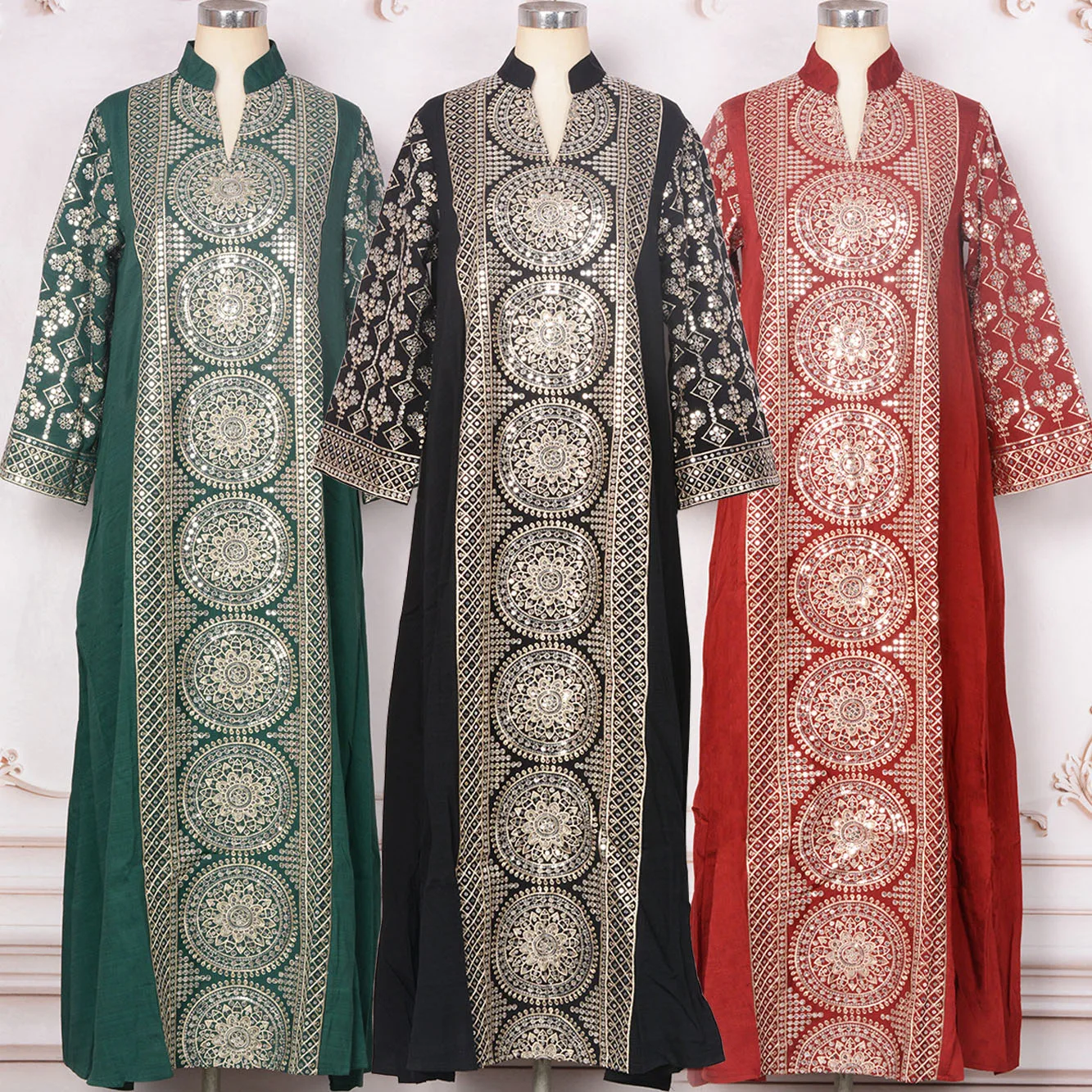 African Abaya Dress for Muslim Women, Thread Embroidery Islamic Kaftan, Dubai Saudi Moroccan Evening Party Ramadan Arabic Gown
African Abaya Dress for Muslim Women, Thread Embroidery Islamic Kaftan, Dubai Saudi Moroccan Evening Party Ramadan Arabic Gown