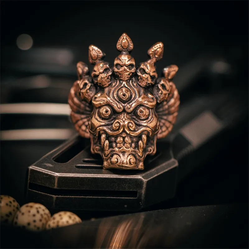 1PC Shituolin Demon Retro Brass Copper Paracord Beads Lanyard Pendants Knife Beads Necklace Bracelet Beads Pendants EDC Tool
1PC Shituolin Demon Retro Brass Copper Paracord Beads Lanyard Pendants Knife Beads Necklace Bracelet Beads Pendants EDC Tool