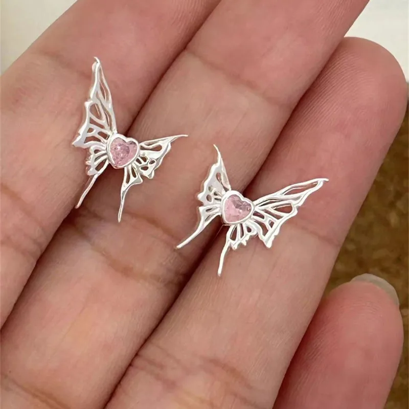 s925 Sterling Silver Crystal Butterfly Stud Earring For Women Girls Party Wedding Jewelry Gift e1009
s925 Sterling Silver Crystal Butterfly Stud Earring For Women Girls Party Wedding Jewelry Gift e1009