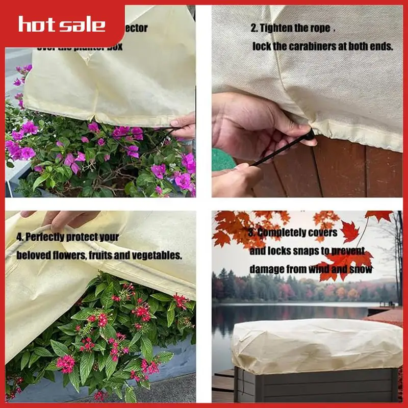A74P-Rectangular Planter Box Protector Protects Plants In Balcony, Windowsill And Patio Planter Boxes From Frost, Wind 2Pcs
A74P-Rectangular Planter Box Protector Protects Plants In Balcony, Windowsill And Patio Planter Boxes From Frost, Wind 2Pcs